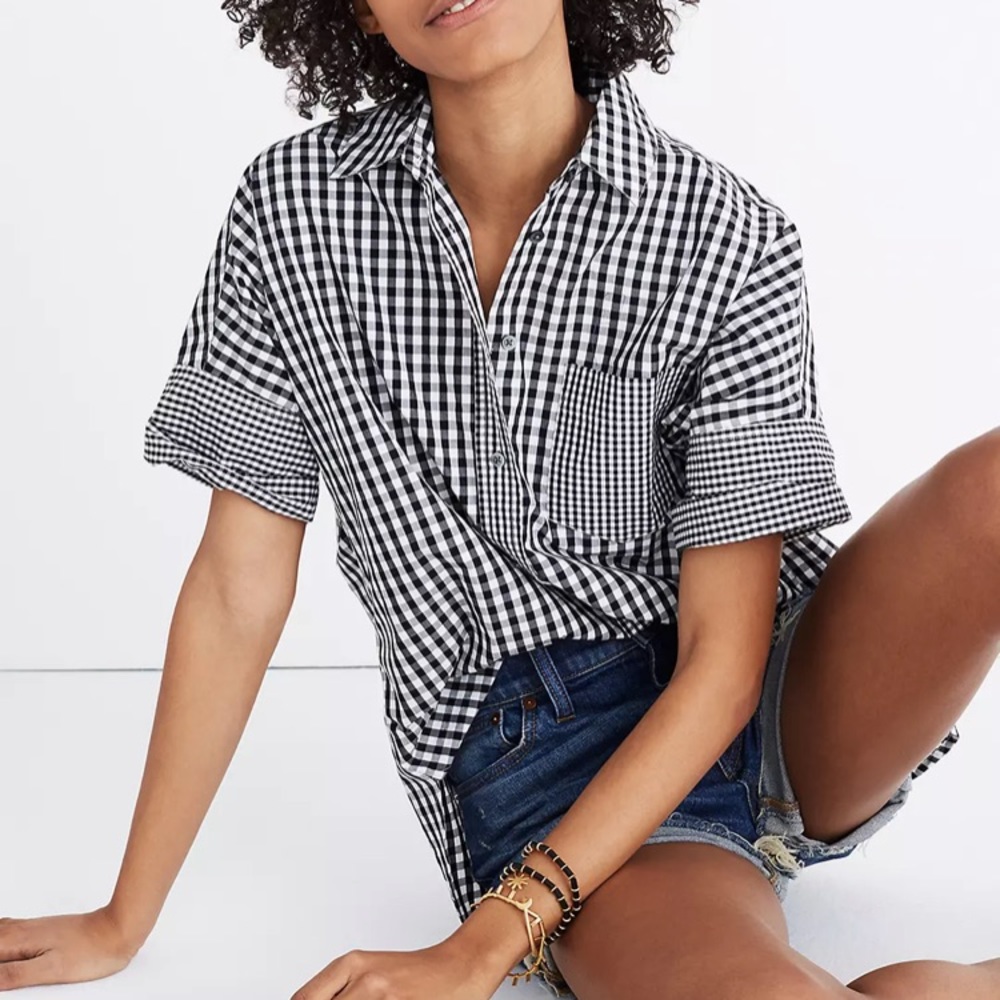 Madewell Gingham Button Down